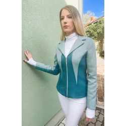 BOUCLÉ MODA Ženski mantil Naja, Tirkizni