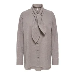 ONLY Bluza ONLMaya kapučino/siva/črna