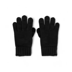 ECOALF unisex. MCUACGVWOOGL0696W24-319 Volnene rokavice črne (M/L), Črna, Priložnostno, Trajnostni, Reciklirana volna