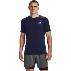 Majice Under Armour Hg Armour Fitted SS Midnight Navy/ White XL