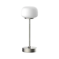 LED prigušiva dodirna stona lampa RIMINI LED/2W/5V USB 2000 mAh hrom/bela