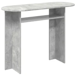 Konzolna stolica s pohranom Betonska siva 100 x 39,5 x 75 cm