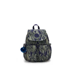 KIPLING Nahrbtnik City Pocket S temno modra/kaki/off-bela