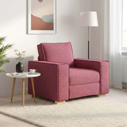 Sofa fotelja vino crvena 100x78x84 cm tkanina