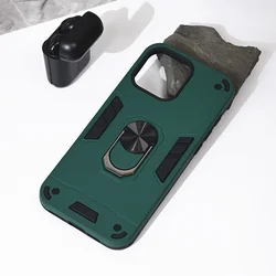 Maska Hard Ring za iPhone 16 Pro Max 6.9 tamnozelena
