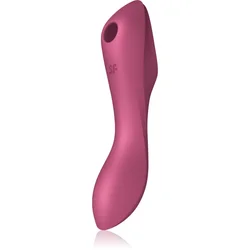 Satisfyer Vibrator za stimulacijo klitorisa Curvy Trinity 3 Red