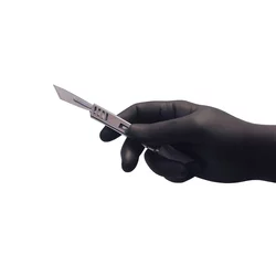 easyCARE Nitrile Gloves Powder-Free Black 100 pack XL