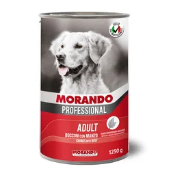 Morando: Adult Komadići Govedina 1250g konzerva za pse