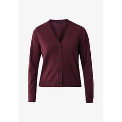 Mexx Ženski kardigan Aralia MF006600853W, Regular, Dugi rukav, Bordo