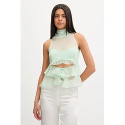 Bardot bluza z volančki ženska