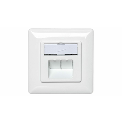 shumee Nadometna podatkovna komunikacijska vtičnica 2x RJ45 STP kat.5e DN-9002-N