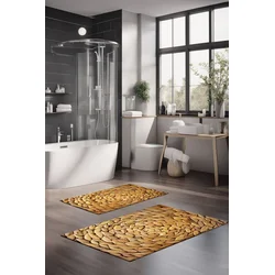 Lessentiel Maison Set prostirki za kupatilo CT-5261, 2 Komada, Bež