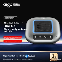 Aiguozhe Konferencijski zvučnik T06, Bluetooth, Sivi
