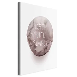 shumee Slika - Keep Life Simple (1-delna) navpična