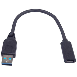 PremiumCord Adapter USB 3.0 A/single - USB-C/single, USB 3.2 GEN2, 3A, 20cm