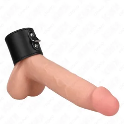 KINK Leather Ring Adjustable Pressure System 18x5 cm Black D-241257