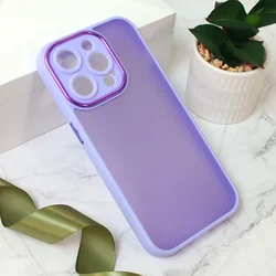 Maska za mobilni telefon iPhone 15 Pro SHINING CAMERA, Ljubičasta