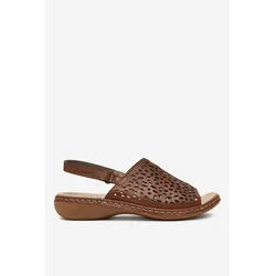 Sandali Rieker 65985-25 Čokoladno rjava
