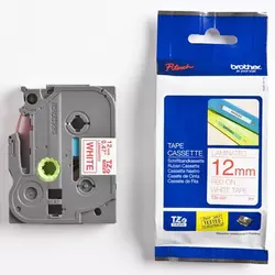 TZe-232 crvena na belo 12mm
