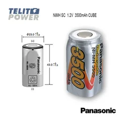 Panasonic NiMH SC CUBE 1.2V 3500mAh HHR-35SCP ( 0645 )