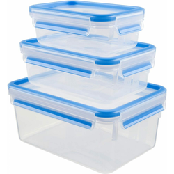 Set plastičnih posuda Tefal 3/1 Clip&Close K3028912 0.5l/1l/2.3l
