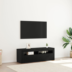 TV ormar 120 x 35 x 40 cm Crni hrast Konstruirano drvo