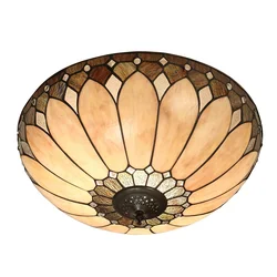 Endon 63973 - Stropna svetiljka Tiffany BROOKLYN 2xE14/60W/230V prečnik 50 cm