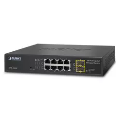 Planet GSD-1002M Managed L2+ Gigabit Ethernet (10/100/1000) 1U Black network switch