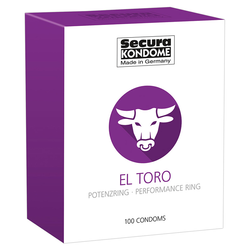 Secura – El Toro Performance kondomi, 100 kos