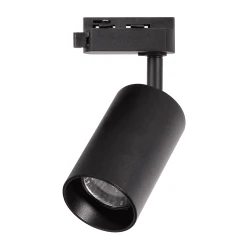 Spot svetiljka za 1-fazni šinski sistem PIPE 1xGU10/10W/230V crna