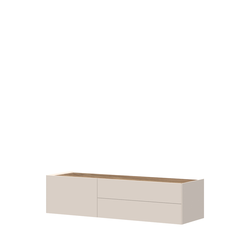 JELA TV STO TV148-1K2F/S45 - kolekcija Sky 45 - Tobacco hrast/Kašmir mat lak - 148x37x47 cm