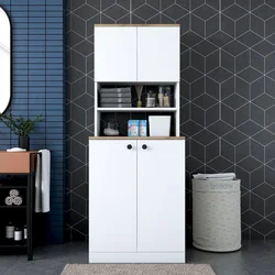 Hanah home Ormar za kupatilo KD102-2160, 70 x183.6 x72.5cm, Beli