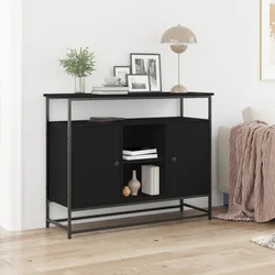 Kreveta Crni hrast 100 x 35 x 80 cm Konstruirano drvo