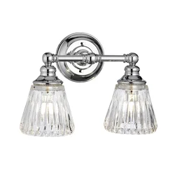 Quintiesse QN-KEYNES2-BATH-LED Zidna kupatilska lampa KEYNES 2xG9/3W/230V IP44 hrom