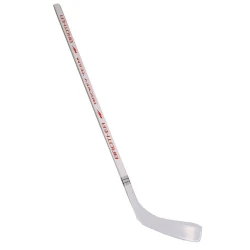 BOHEMIA Plastična hokejska palica s furnirjem 147cm - desna - bela