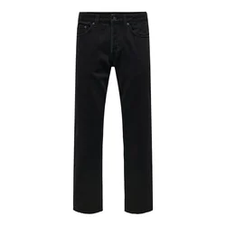 Only & Sons Kavbojke ONSEDGE črn denim