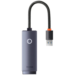Baseus Lite Series USB to RJ45 network adapter, 1000Mbps (gray)