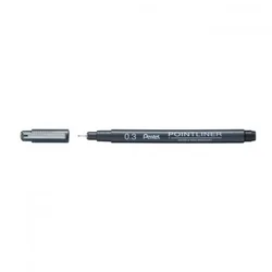 PENTEL fineliner POINTLINER crni 0,3