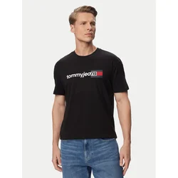 Tommy Jeans Majica Entry Dna DM0DM23406 Črna Regular Fit