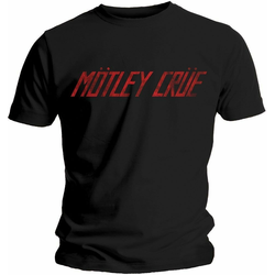 Motley Crue Unisex majica Distressed Logo XXL