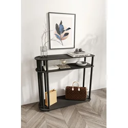 Hanah Home Komoda Caprio, 90x30x84 cm, Crna