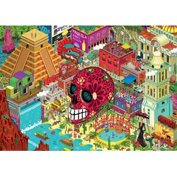 Grafika - Puzzle Mehika - 1 500 kosov