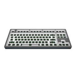 Dark Project Dark Project - KD87B LTD Aluminum/Cloud Grey - Barebones, (21634932)