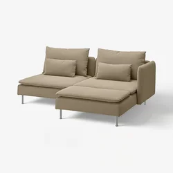 SÖDERHAMN Sofa dvosed, s lenjivcem s rukohvatom/Johanneshov smeđebež