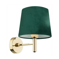 Argon 8105 - Zidna lampa PONTE 1xE27/15W/230V zelena/mesing