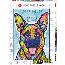 Heye puzzle 1000 pcs Jolly Pets Dogs Never Lie 29732
