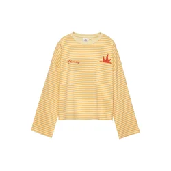 Pull&Bear Majica PACIFIC kremna/žafran/ognjeno rdeča