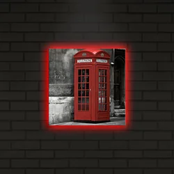 Wallity Slika sa LED osvetljenjem 2828DACT-17, 28x28 cm