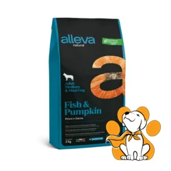 Alleva Natural Adult Medium/Maxi Fish&Pumpkin 2kg, Riba i Bundeva, Suva Hrana