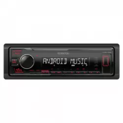 KENWOOD KMM-105RY, Tjuner/USB/AUX, MOSFET 4 x 50W, MP3, ACC, WMA, WAV, FLAC, 1 DIN